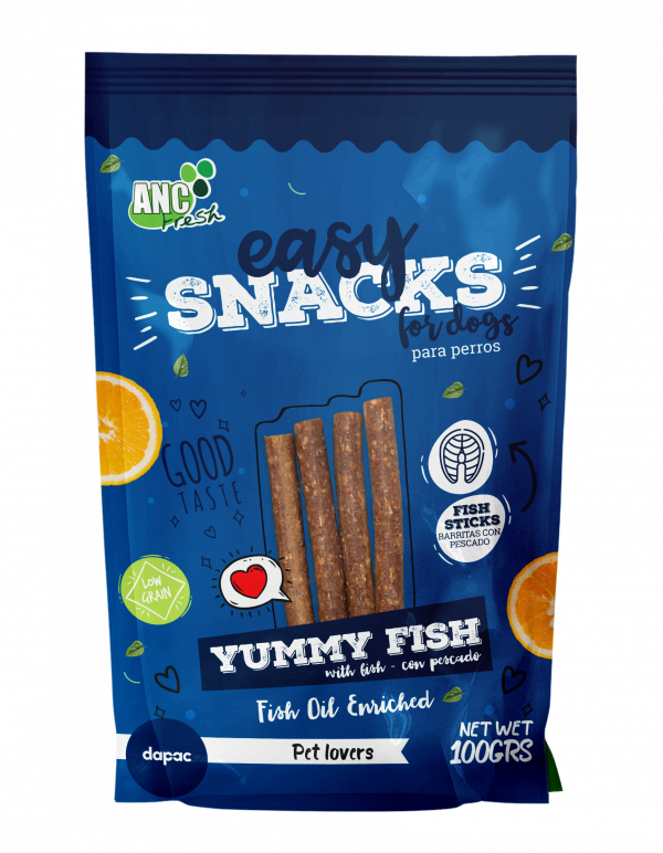 Easy snacks de pescado para perros 100 g