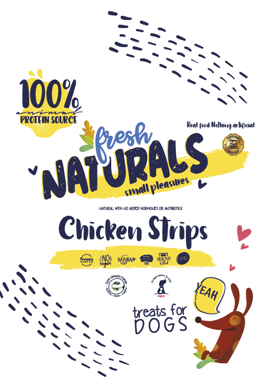 treats for dogs fresh mediterranean blend chuches chicken strips pollo naturales protein source fuente proteína natural perros dogs