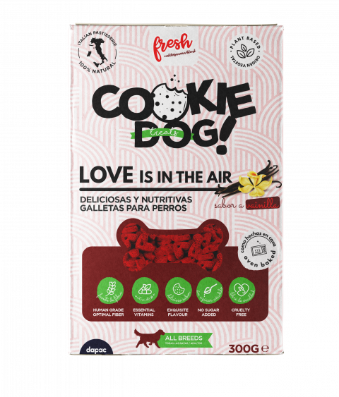 Fresh cookie dogs galletas con sabor a vainilla para perros