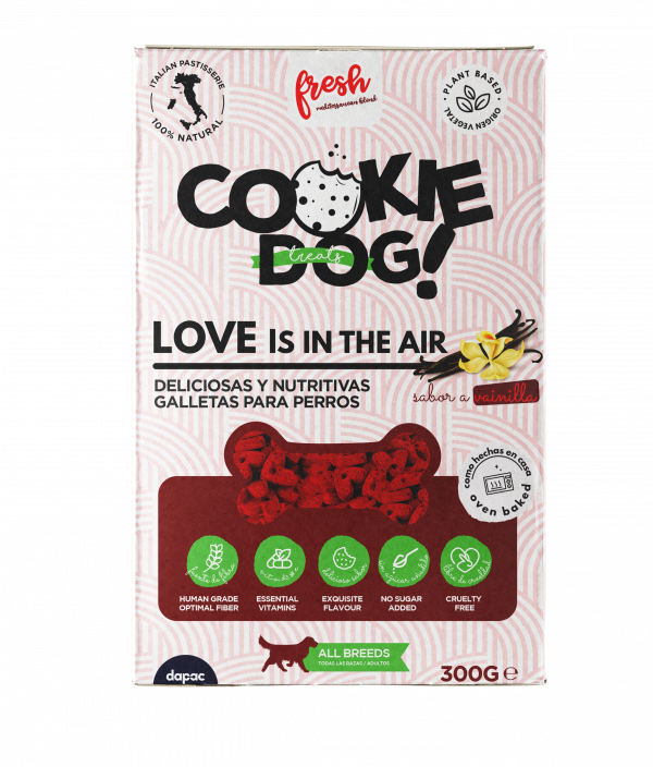 Fresh cookie dogs galletas con sabor a vainilla para perros