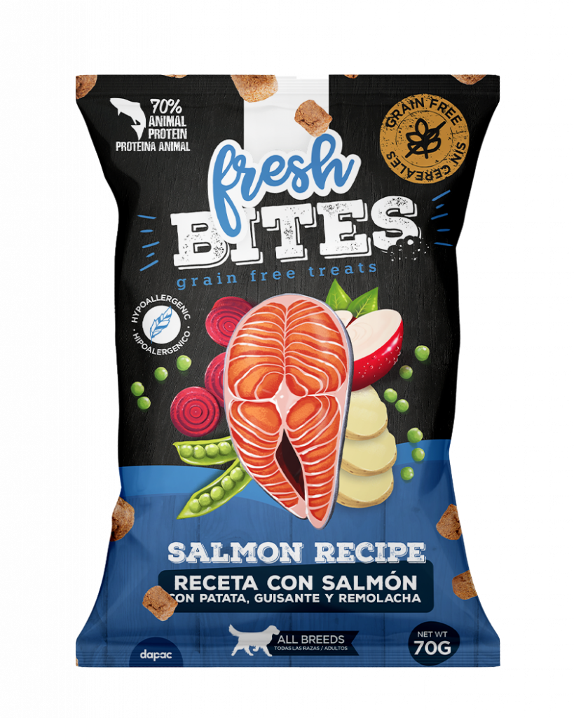 Fresh bites snacks grain free salmón Fresh Mediterranean Blend