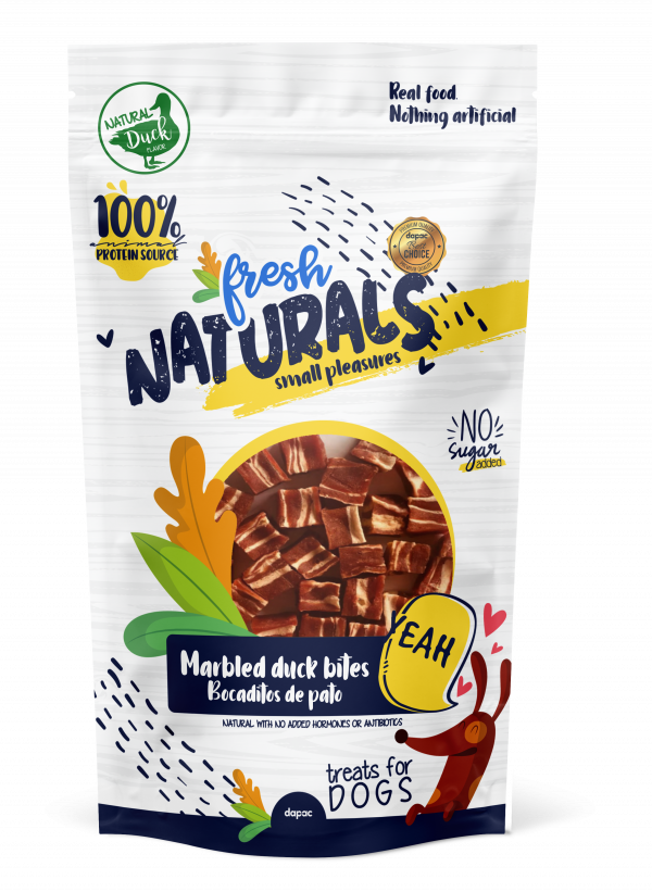 Fresh naturals snacks naturales perros bocaditos de pato