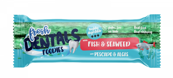 Fresh Dentals foodies snacks dentales de pescado y algas