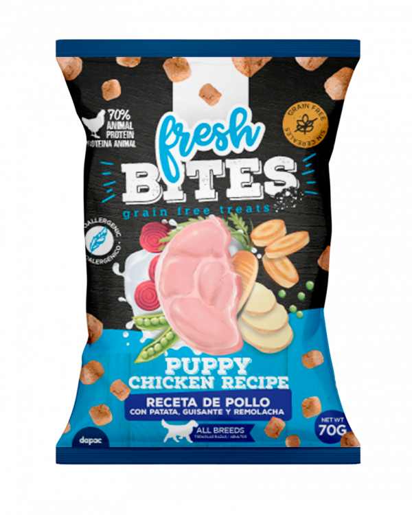 snacks para cachorros Fresh bites puppy