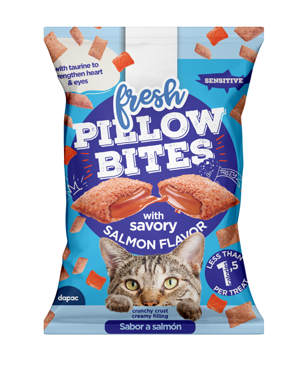 snacks para gatos Fresh pillow sabor salmón