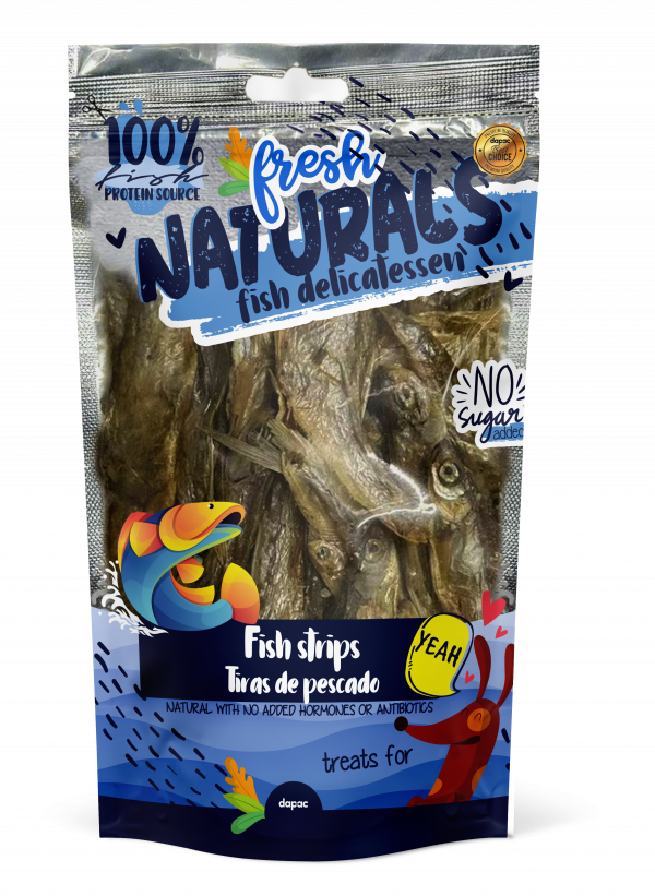 snacks naturales para perros fresh naturals. pescaditos